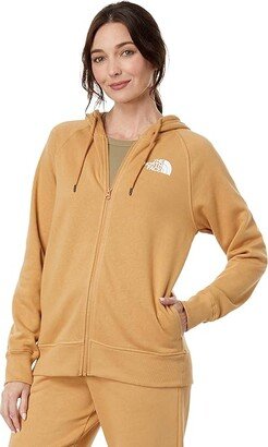 Brand Proud Full Zip Hoodie (Almond Butter/TNF White) Women's Clothing