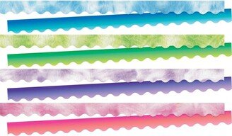 4pk 13ea Tie-Dye and Ombre Double-Sided Border 52pc - Barker Creek