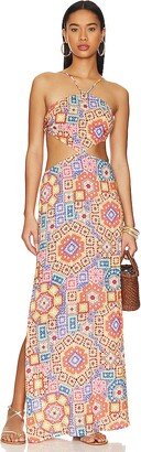 Retro Luli Cutout Maxi Dress