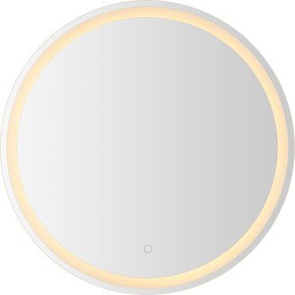 Remy 27 Round Frameless Anti-Fog Aluminum Front/Back-lit Tri-color LED Bathroom Vanity Mirror with Smart Touch Control