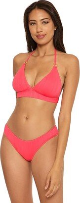 Moon Ridge Rib Adela Hipster (Grapefruit) Women's Swimwear