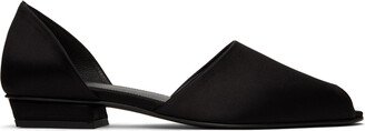 Black 'The Peep-Toe' Slippers