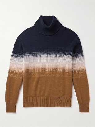 Dégradé Wool Rollneck Sweater