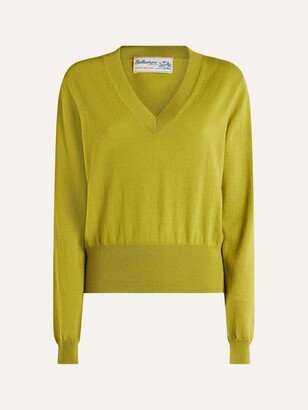 Cashmere V-neck Pullover-AE