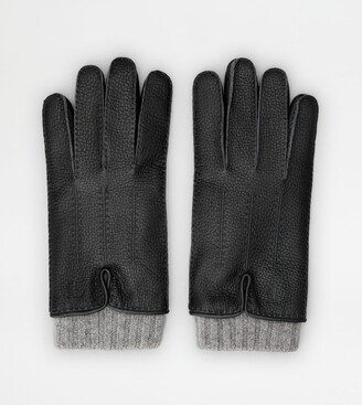 Gloves in Leather and Cashmere