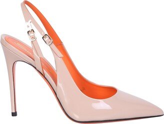 Pink Patent Leather Slingback