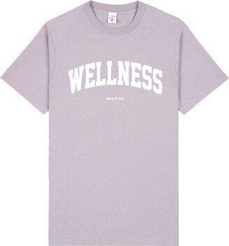 Wellness Logo Printed Crewneck T-Shirt