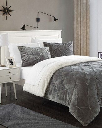 3Pc Comforter Set-AB