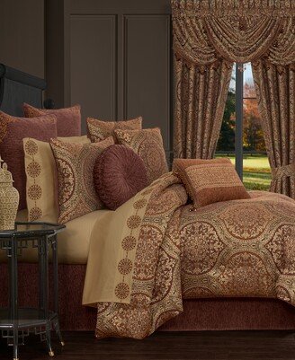 Harvest Moon Damask 4-Pc. Comforter Set, Queen