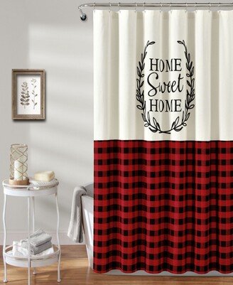 Home Sweet Home Wreath 72 x 72 Shower Curtain