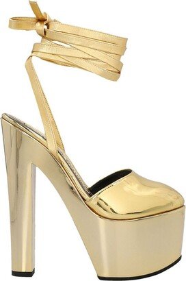 High Shine Platform Sandals