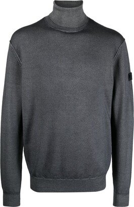 Roll-Neck Wool Jumper-AO