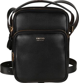 Logo Leather Crossbody Bag