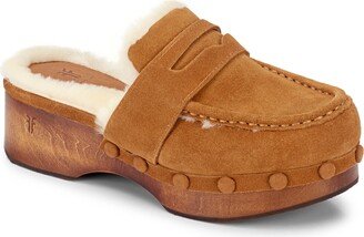 Melody Genuine Shearling Lined Platform Clog