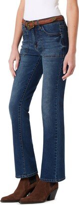 Women's Legendary Slim Bootcut Mid-Rise Belted Insta Stretch Juniors Jeans (Standard and Plus)