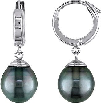 Pearls 14K 9Mm Tahitian Pearl Drop Earrings