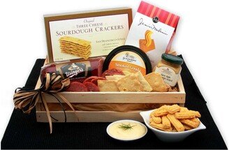 Gbds Snackers Delight Meat & Cheese Gift Crate - meat and cheese gift baskets - 1 Basket