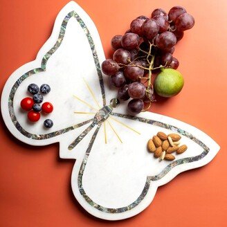 GAURI KOHLI Butterfly Marble Cheese Board