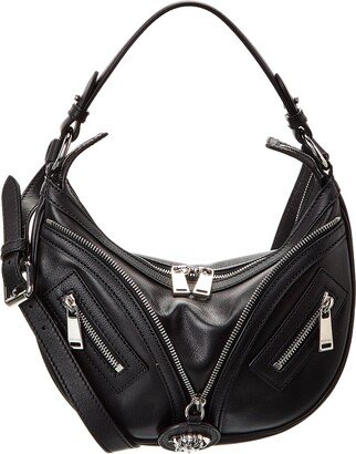 Repeat Small Leather Hobo Bag-AB