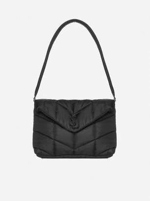 Quilted Nylon Puffer Shoulder Bag