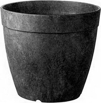 Novelty Round Dolce Planter 10 Inch Black