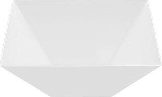 3 qt. White Square Plastic Serving Bowls (24 Bowls)