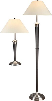 2-Piece Classic Cordinates Table and Floor Lamp