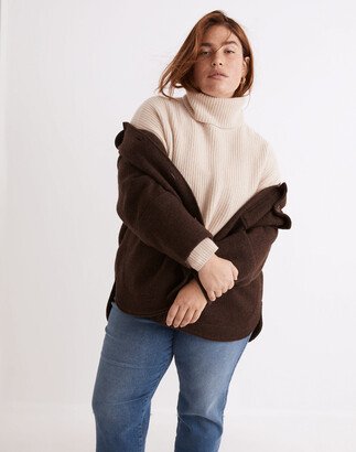 Plus (Re)sourced Cashmere Turtleneck Sweater