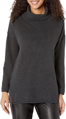 Turtleneck Tunic (Charcoal) Women's Clothing