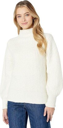 Loretto Mockneck Pullover Sweater (Antique Cream) Women's Sweater