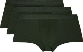 Three-Pack Green Boxers