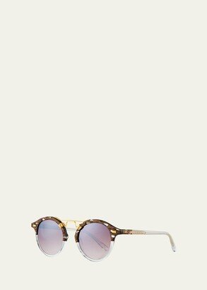 St. Louis Round Mirrored Sunglasses