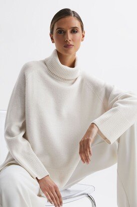 Relaxed Wool-Cashmere Blend Roll Neck Jumper