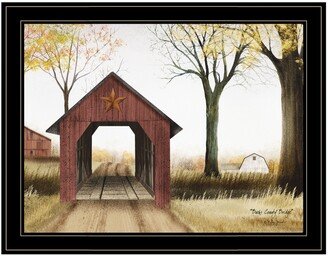 Buck County Bridge by Billy Jacobs, Ready to hang Framed Print, Black Frame, 27 x 21