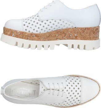 Lace-up Shoes White-AN