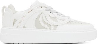 White & Gray S-Wave 1 Sneakers