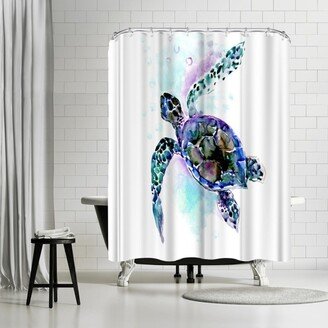 71 x 74 Shower Curtain, Turtle 6 by Suren Nersisyan