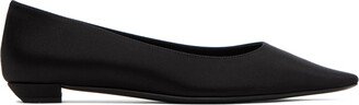 Black Claudette Ballerina Flats