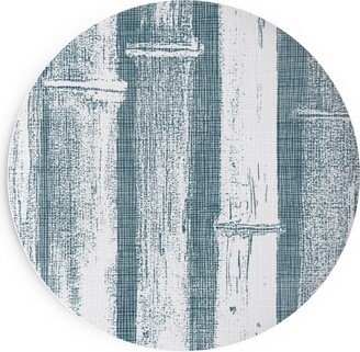 Salad Plates: Bamboo - Grey Salad Plate, Blue