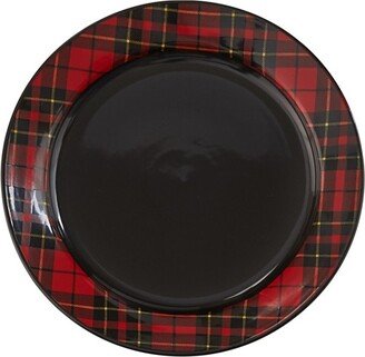 Park Designs Sportsman Plaid Salad Plate Set - Red