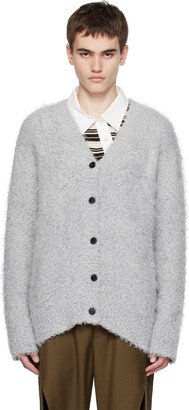 lesugiatelier Gray Button Cardigan