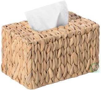 Water Hyacinth Wicker Rectangular Tissue Box Cover