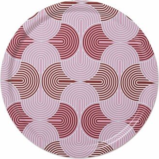 Slinky-Print Round Tray