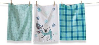 tagltd tag Alpine Glow Bear Dishtowel Set Of 3