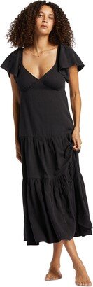 Juniors' Last Light Tiered Midi Dress