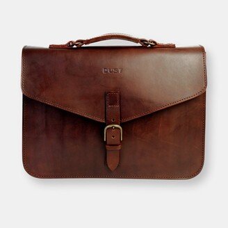 THE DUST COMPANY Mod 122 Briefcase in Cuoio Havana