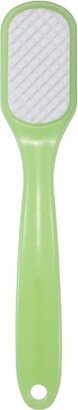 Unique Bargains Plastic Coarse And Fine Dual Sided Foot File Removes Dead Skin Pedicure Green 1 Pc