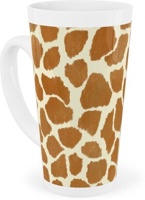 Mugs: Giraffe Spots Tall Latte Mug, 17Oz, Brown