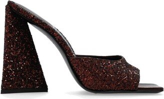 Devon Sequinned Heeled Mules