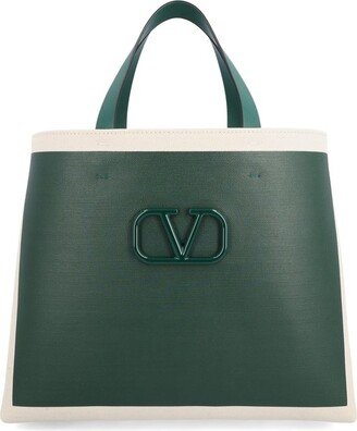 VLogo Signature Top Handle Bag-AB